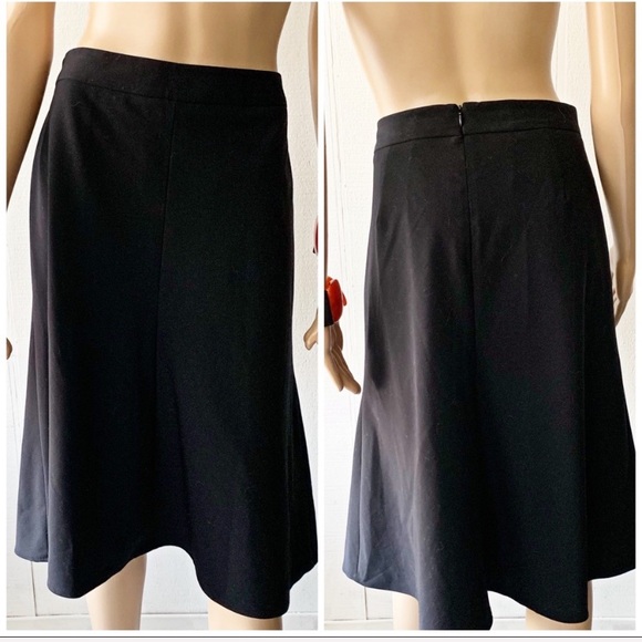 ❤️ Liz Claiborne Black Skirt Size 8 - Picture 7 of 7